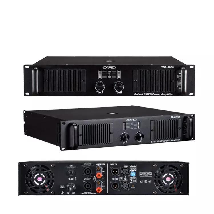 Class td 2 channel 800w 1800W professional subwoofer power amplifier