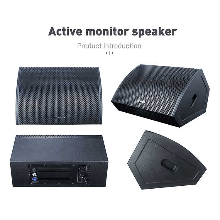 Professional Stage Active Monitor Full Range Speaker