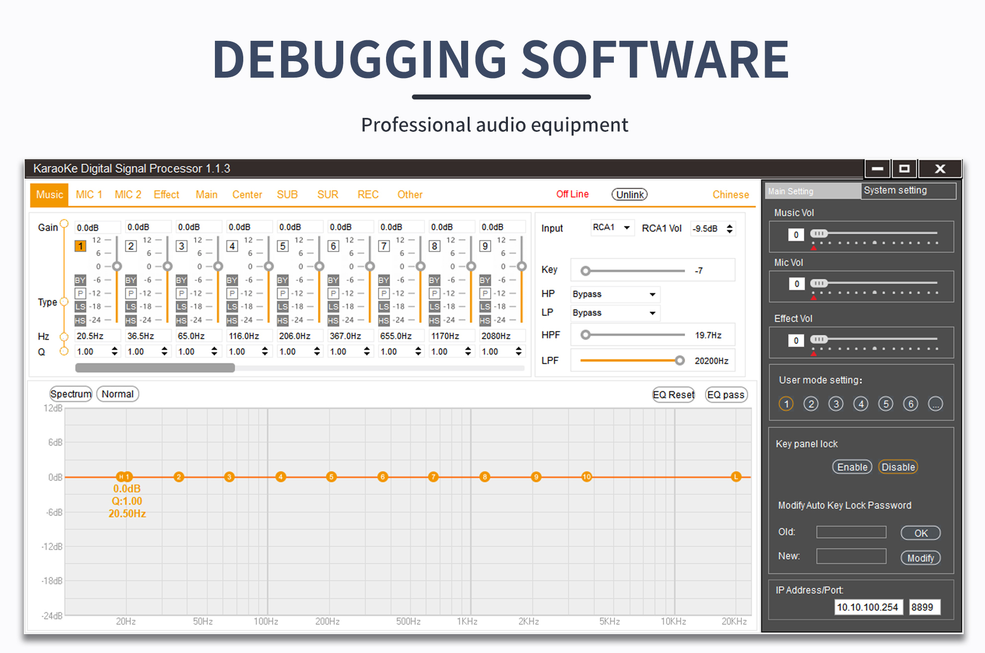 Effects debugging software 