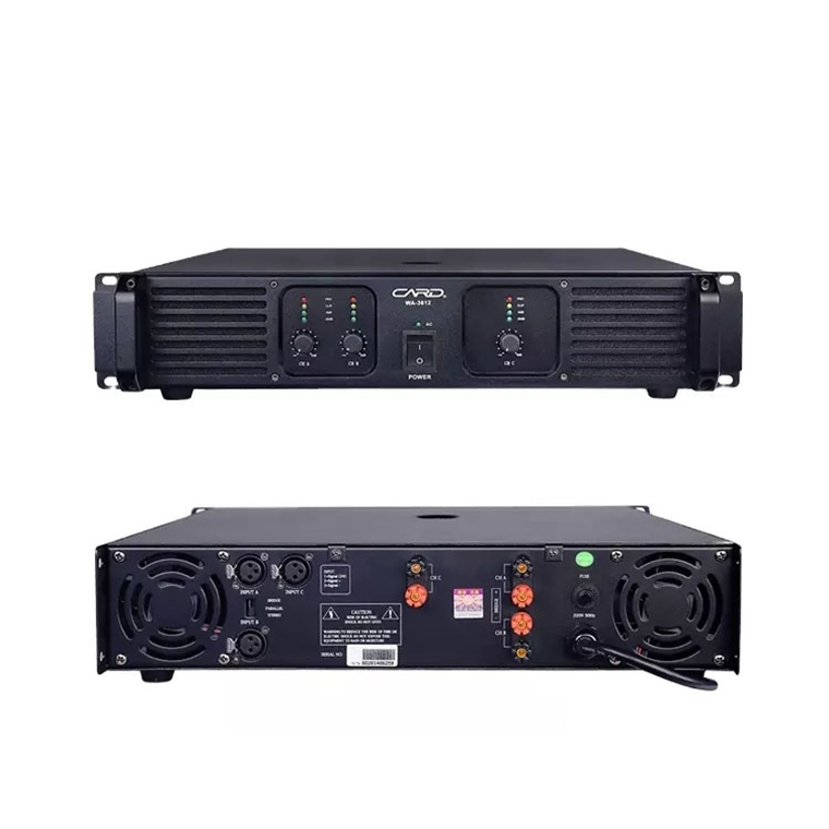 Concert Professional 600W Stereo 2 Channel Power Amplifier