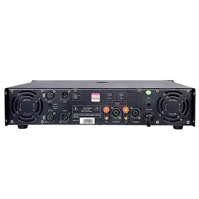 Class H Treble Bass 800W 1200W 2 Channel Power Amplifier