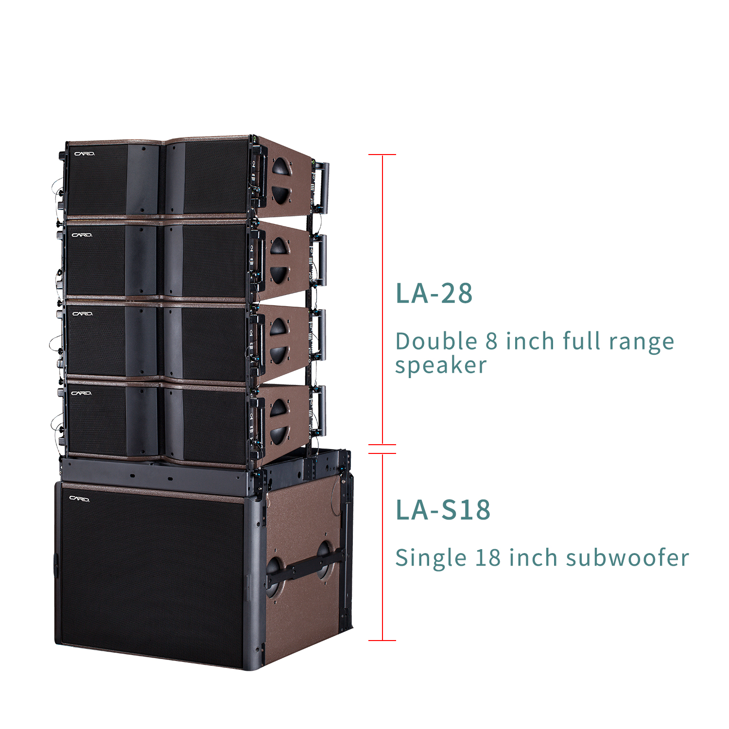 Professional Outdoor Waterproof PA System Passive Line Array