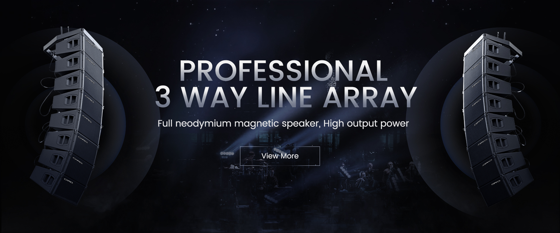 Professional 3 Way Line Array