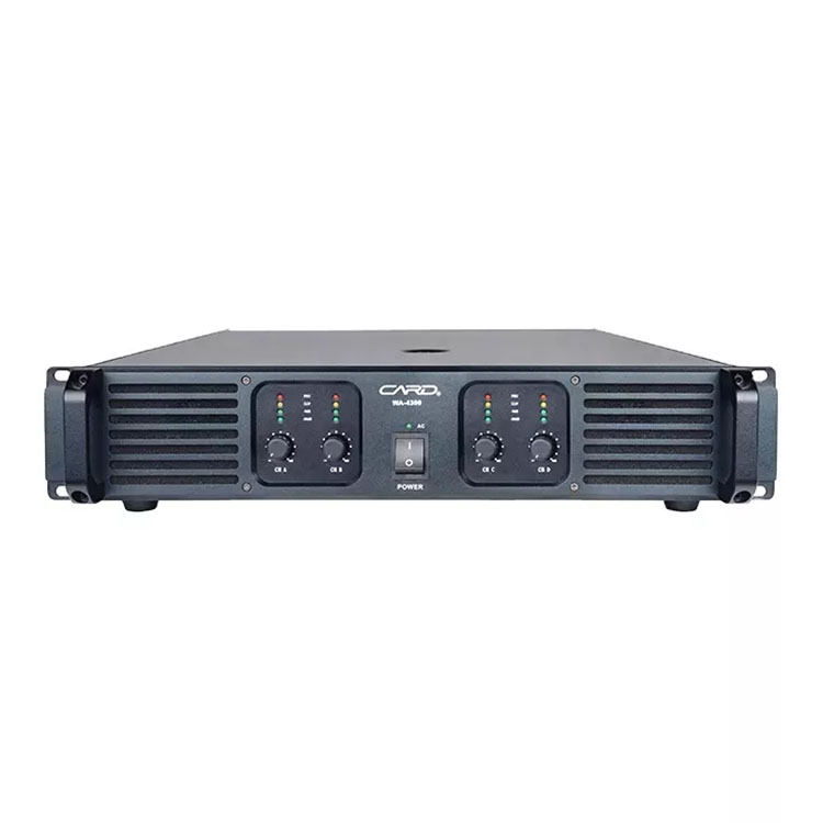 Multi Style Amplifiers 300W*4 CH Professional Power Amplifiers