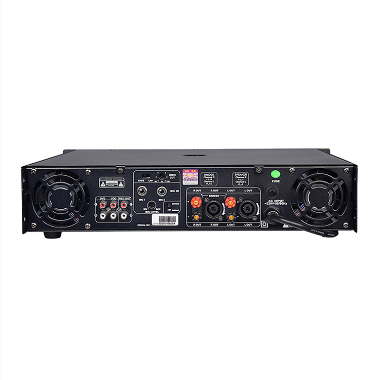 450W 600W 2 channel class H DSP Digital karaoke amplifier