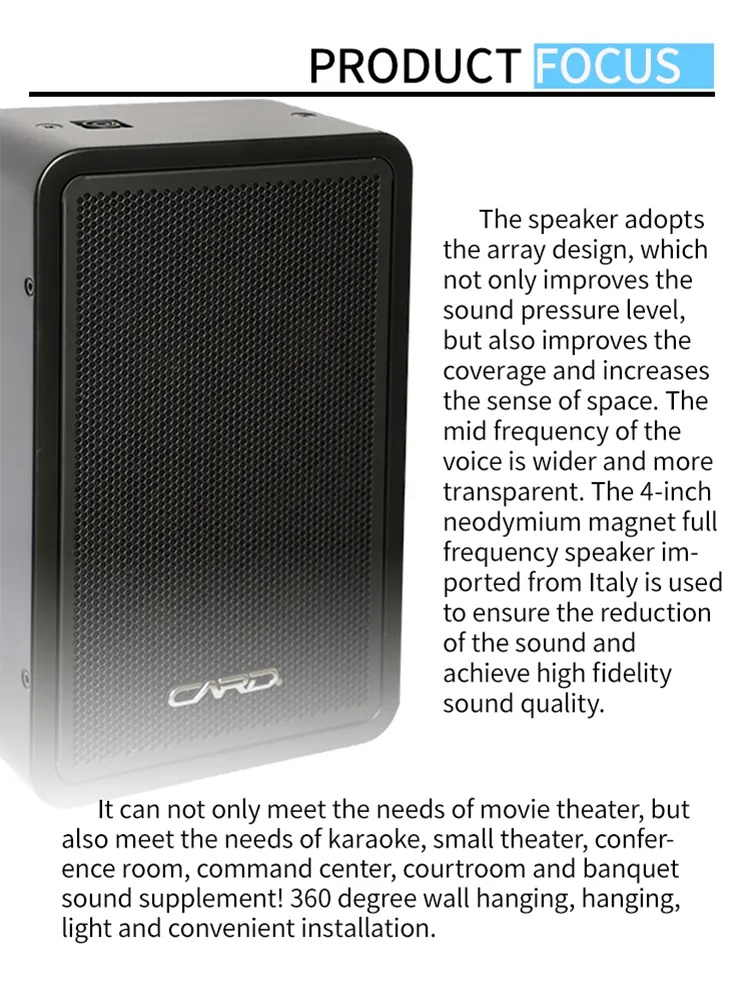 professional pa speaker