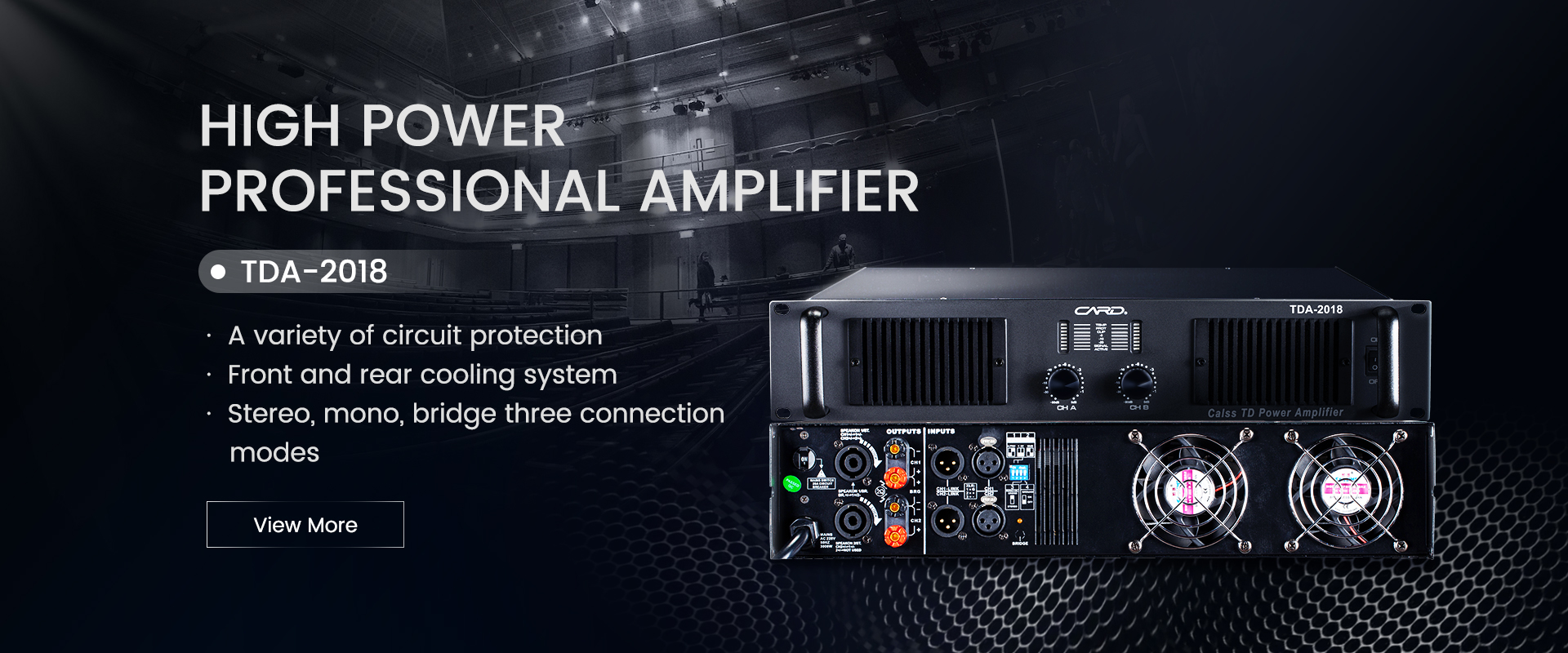 High Power Professional Amplifier