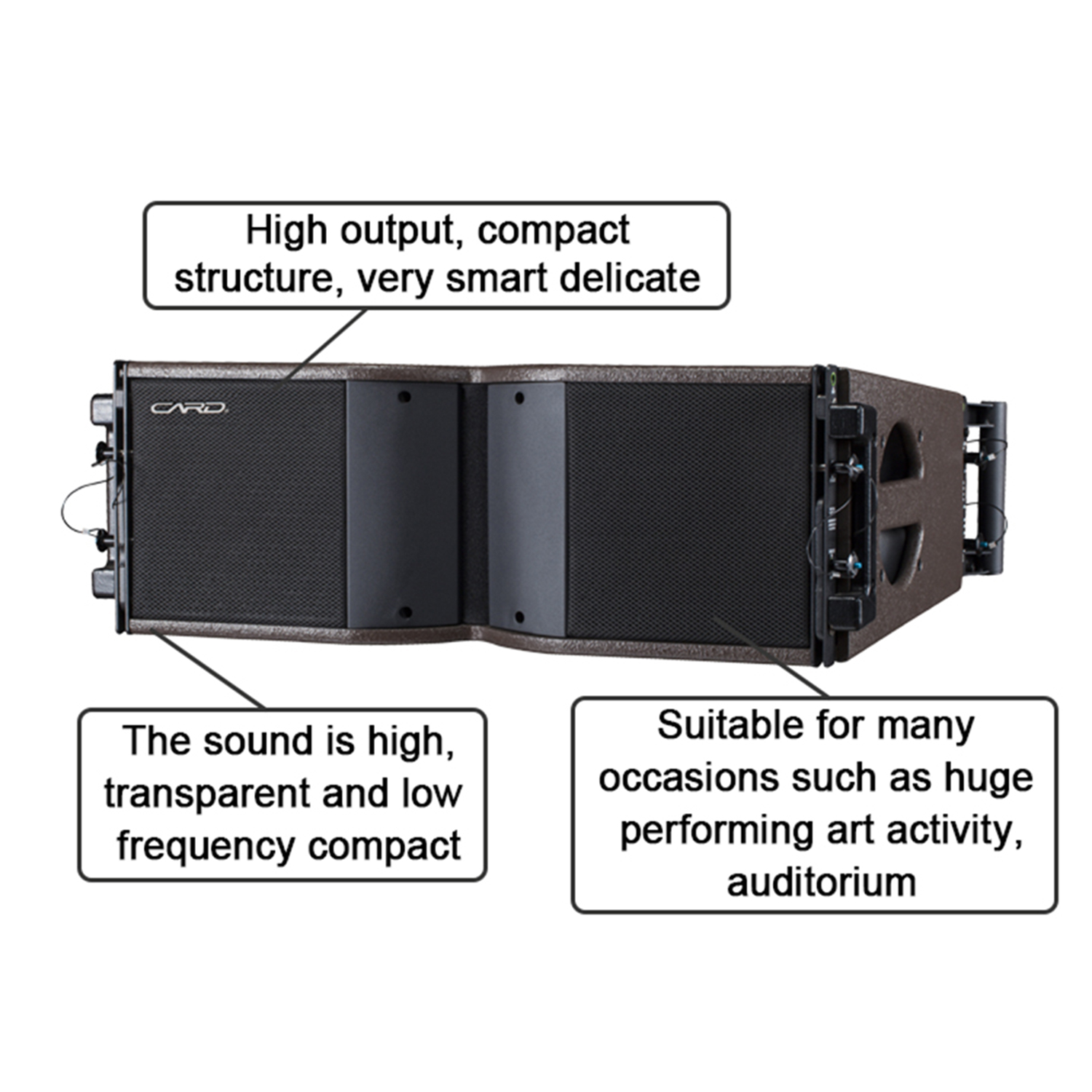 Professional Outdoor Waterproof PA System Passive Line Array