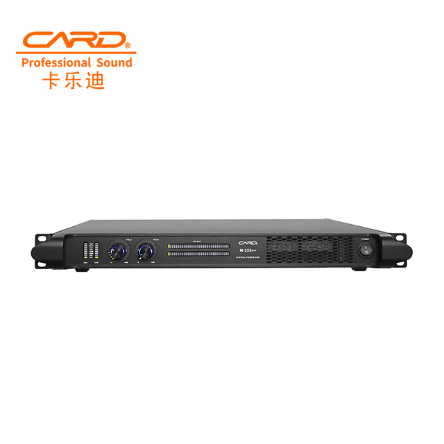 Portable 2/4 Multi-Channel 4 Ohm Stereo Power Amplifier Metal Shell for Conference Halls