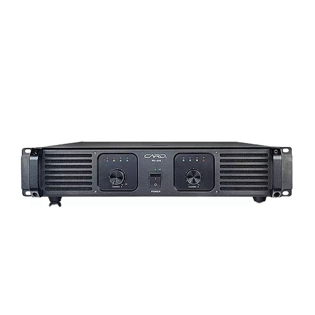 Aluminum Plate 2 Channel Power 400W Audio System Power Amplifier