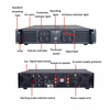 Multi Style Amplifiers 300W*4 CH Professional Power Amplifiers