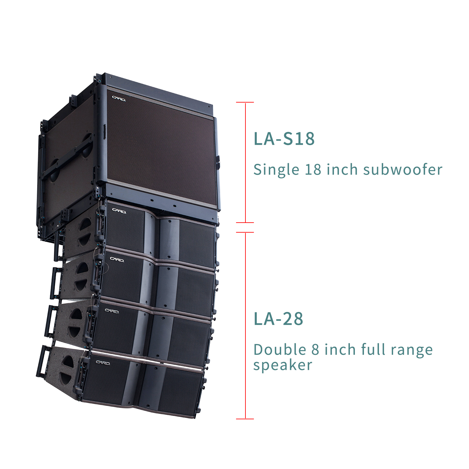 Professional Outdoor Waterproof PA System Passive Line Array